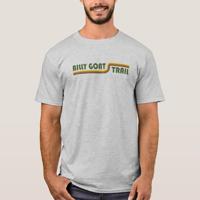 Billy Goat Trail Maryland T Shirt (Framsida)