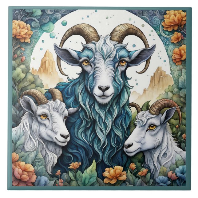 Billy Goats Gruff Kakelplatta (Framsidan)
