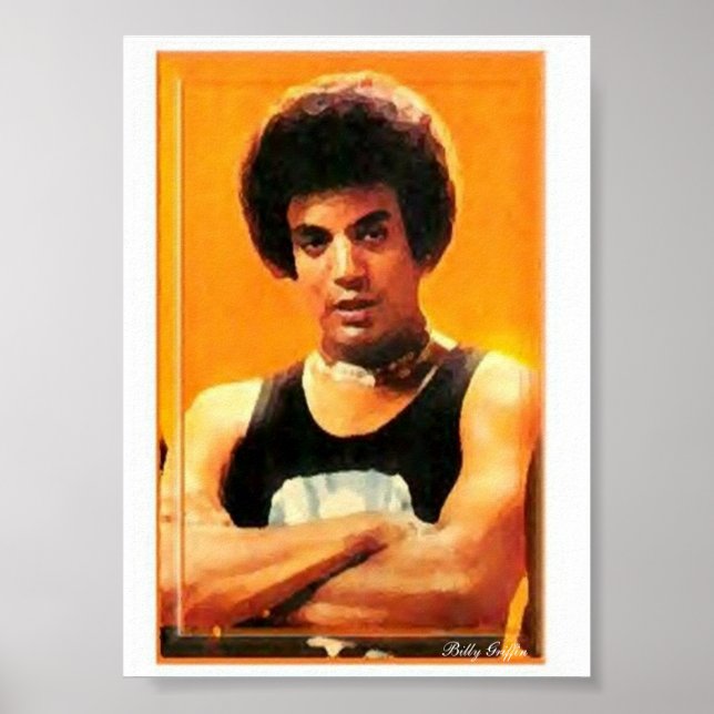 Billy Griffin "RETRO ART" Canvas Painting Poster (Framsidan)