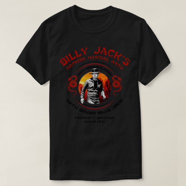 Billy Jacks Hapkido Martial Arts Lts T Shirt (Design framsida)