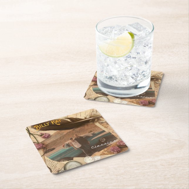 Billy Kay Classics Beverage Coasters Underlägg Papper Kvadrat (Insitu)