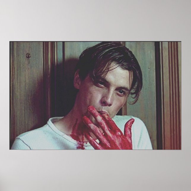 Billy Loomis Skräck Finger Suck Poster (Framsidan)