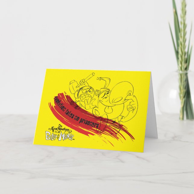 Billy & Mandy - Evolution tar inga fångar Kort (Framsida)