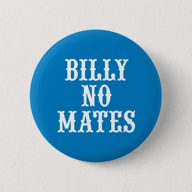 Billy No Mates Vintage Badge Hikingduck Knapp (Framsida)