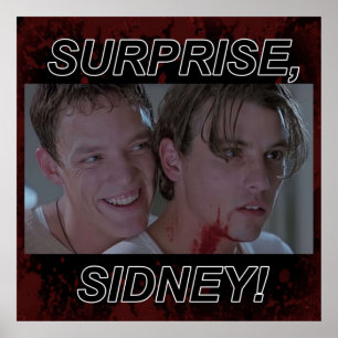 Billy och Stu i Skräm Poster
