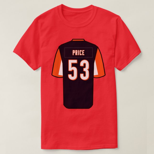 Billy Pris Jersey T Shirt (Design framsida)