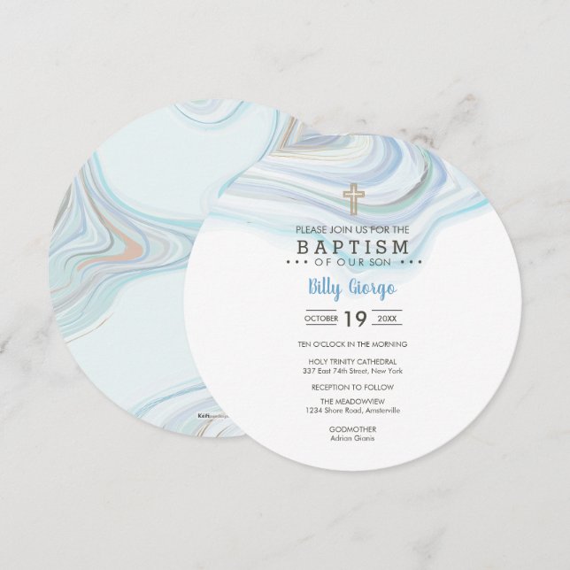 Billy Round Inbjudan (Fram/baksida)