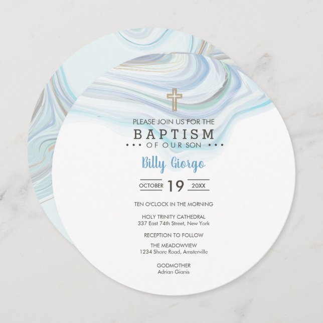 Billy Rund Inbjudan (Fram/baksida)