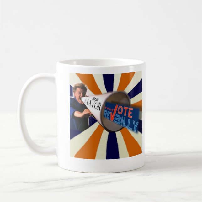 Billy Talen för NYC-borgmästaremugg Kaffemugg (Vänster)