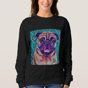 Billy - Tan Pug Hund-grafik Premium T-Shirt 145