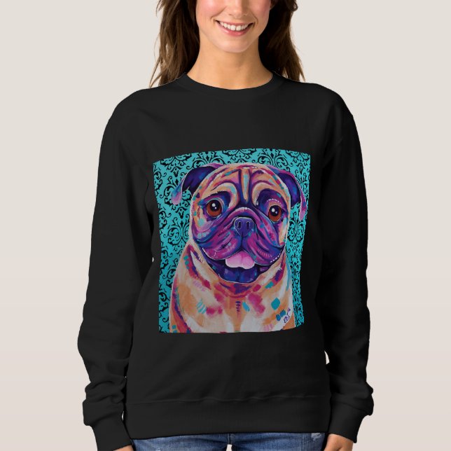 Billy - Tan Pug Hund-grafik Premium T-Shirt 145 (Framsida)