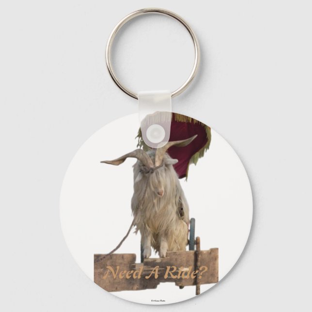 Billy the Goat Keychain Nyckelring (Framsida)