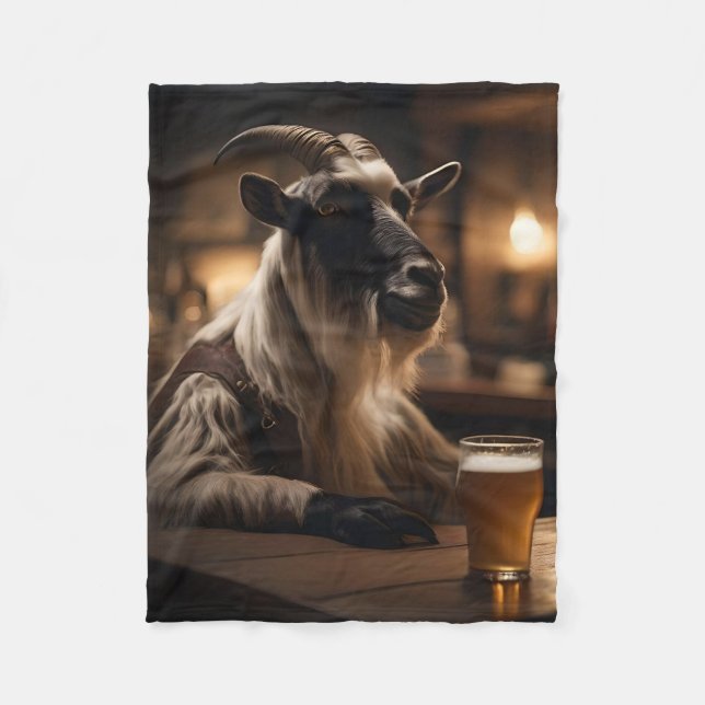 Billy the Kid: A Goat Walks in a Pub, Fleecefilt (Framsidan)