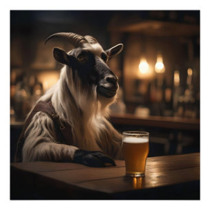 Billy the Kid: A Goat Walks in a Pub, Fototryck
