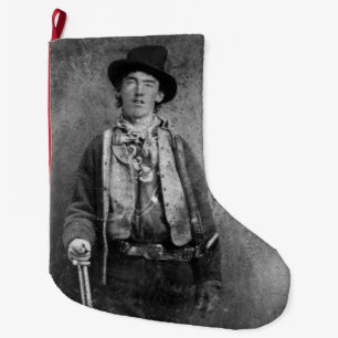 Billy The Kid, amerikansk outlaw från Vilda Väster Stor Julstrumpa