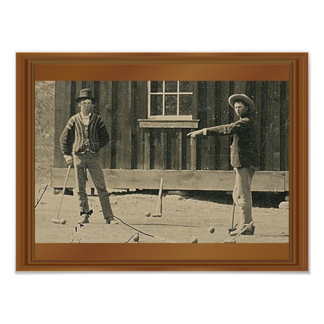 Billy the Kid 🤠 New Evidence Photo Fototryck (Framsidan)
