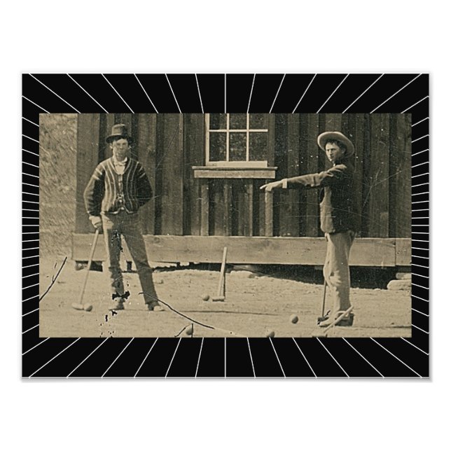 Billy the Kid 🤠 New Evidence Photo Fototryck (Framsidan)