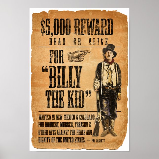 Billy the Kid Poster (Framsidan)