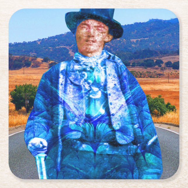 Billy the Kid Underlägg Papper Kvadrat (Framsidan)