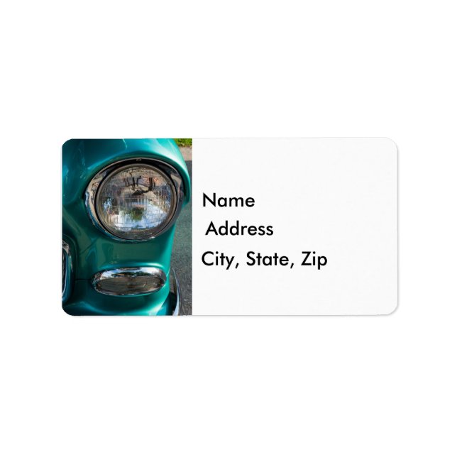 Billykta för 55 Chevy Adressetikett (Framsidan)