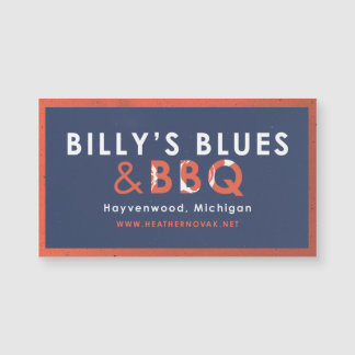 Billy's Blues & BBQ Magnet!