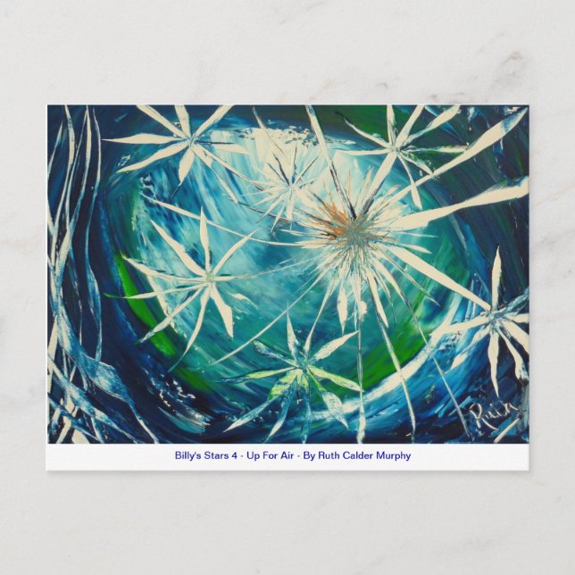 Billy's Stars 4 - Upp för Luft - Ruth Calder Murph Vykort (Framsida)