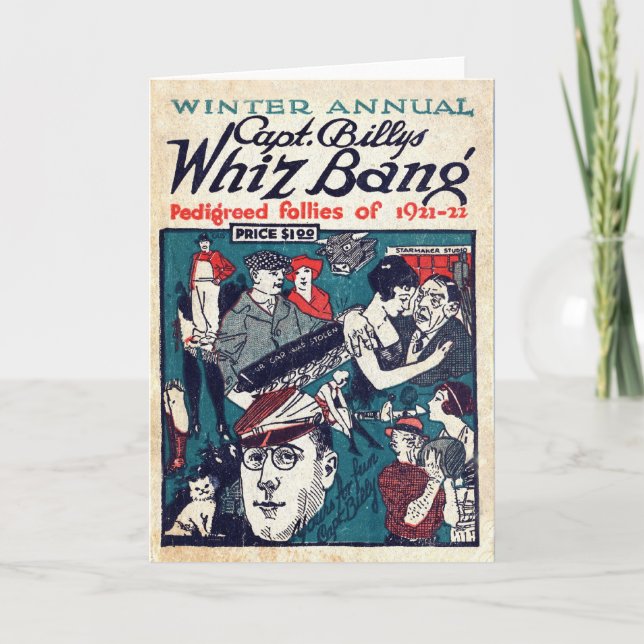 Billy's Whiz Bang - kort (Framsida)