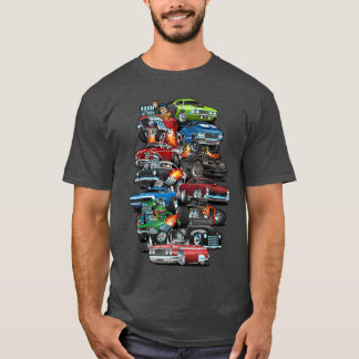 Bilmani Muskelbilar Klassiska bilar och Hotrods C T Shirt
