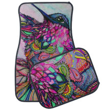 Bilmatta Psychedelic Hummingbird Zen Tangle