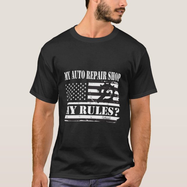 Bilmekanik för t shirt (Framsida)
