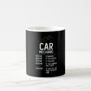 bilmekanikreparation, leksaksliknande presentidé kaffemugg