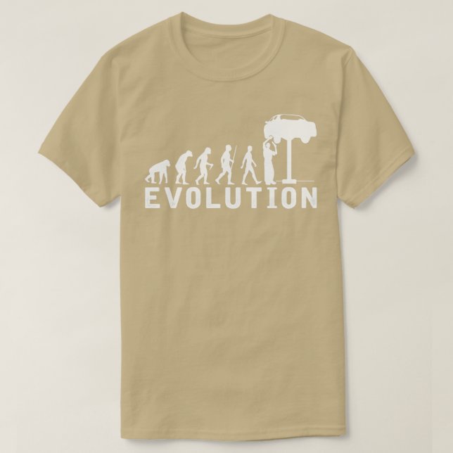 Bilmekanisk utveckling t shirt (Design framsida)