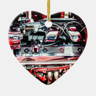 Bilmotor Julgransprydnad Keramik