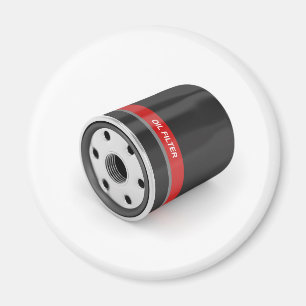 Bilolja filtrerar magnet