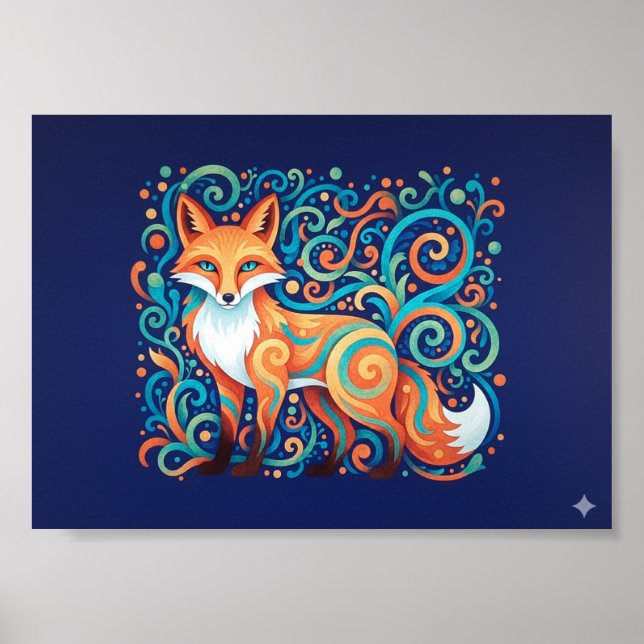 Bilomorfisk foxart poster (Framsidan)