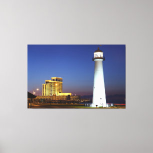 Biloxi-fyr vid Ljud på Nattens Canvas Pri
