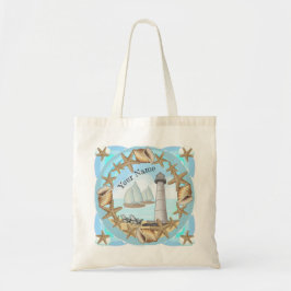 Biloxi Lighthouse totebag Tygkasse