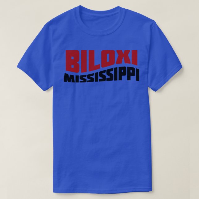 Biloxi Mississippi 9 T Shirt (Design framsida)