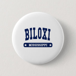 Biloxi Mississippi College Stil t-skjortor Knapp