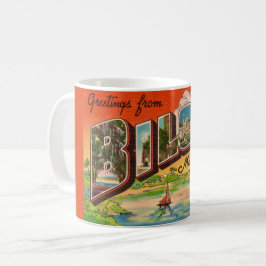 Biloxi Mississippi Hälsningar Postkort Kaffemugg