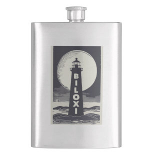 Biloxi Mississippi Lighthouse Måne Fickplunta