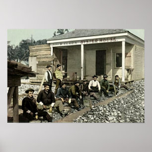Biloxi Mississippi ostronhus 1905 Poster