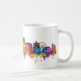 Biloxi Mississippi Siluett Kaffemugg