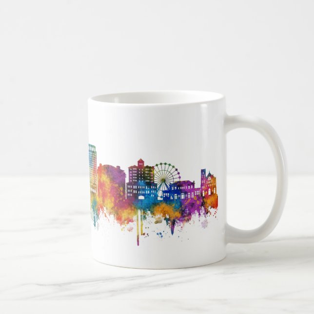 Biloxi Mississippi Siluett Kaffemugg (Höger)