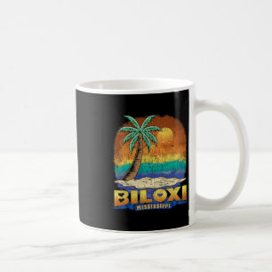Biloxi Mississippi Vintage Distress Souvenir Kaffemugg