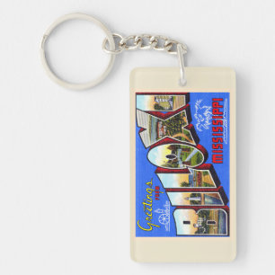 Biloxi Mississippi Vintage Large Brev vykort