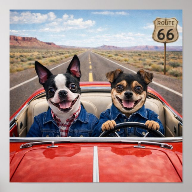 "Bilresa" Poster (Framsidan)