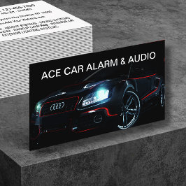 Bilsäkerhet och Ljud-system Visitkort