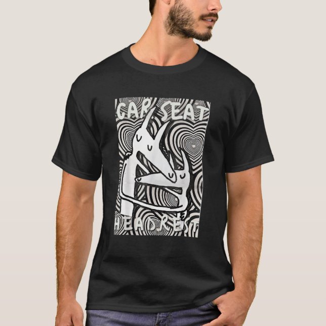 Bilsätets huvudstöd t shirt (Framsida)