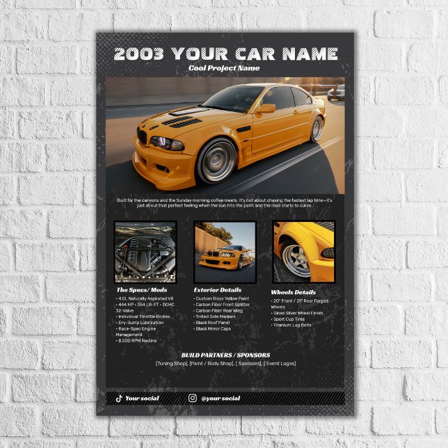 Bilshow Spec Board Flera bilder Poster (Skapare uppladdad)